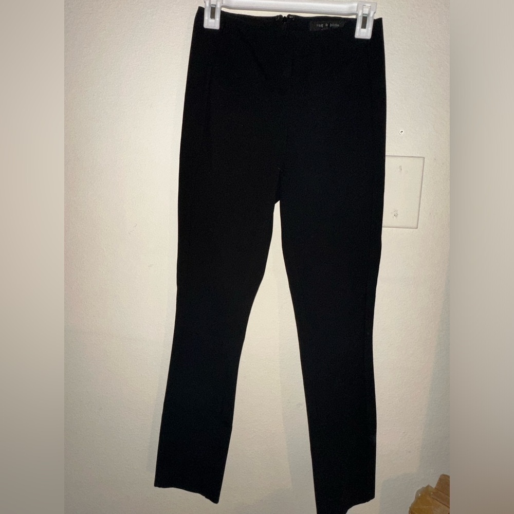 Rag & bone women’s black elastic waist trousers 2 office business